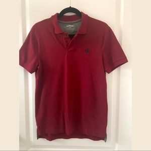 Burgundy Express Collar Shirt